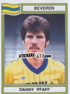 Sticker Danny Pfaff - Football Belgium 1983-1984 n. 91 - Panini