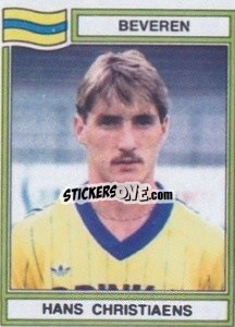 Sticker Hans Christiaens - Football Belgium 1983-1984 n. 92 - Panini