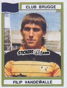 Sticker Filip Vandewalle - Football Belgium 1983-1984 - Panini