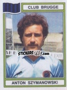 Sticker Anton Szymanowski - Football Belgium 1983-1984 - Panini