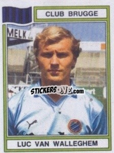 Cromo Luc van Walleghem - Football Belgium 1983-1984 n. 101 - Panini