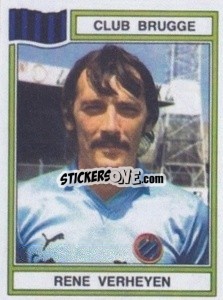 Sticker Rene Verheyen - Football Belgium 1983-1984 - Panini