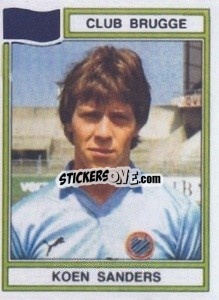 Sticker Koen Sanders - Football Belgium 1983-1984 - Panini