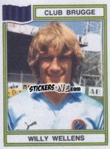 Sticker Willy Wellens - Football Belgium 1983-1984 - Panini