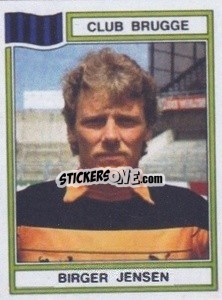 Sticker Birger Jensen - Football Belgium 1983-1984 n. 110 - Panini