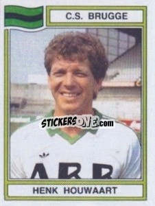 Sticker Henk Houwaart - Football Belgium 1983-1984 - Panini