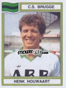 Figurina Henk Houwaart - Football Belgium 1983-1984 n. 112 - Panini