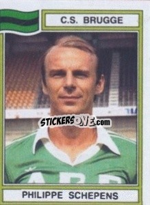 Cromo Philippe Schepens - Football Belgium 1983-1984 n. 117 - Panini