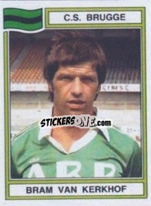 Sticker Bram van Kerkhof - Football Belgium 1983-1984 n. 120 - Panini