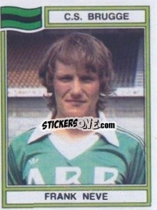 Cromo Frank Neve - Football Belgium 1983-1984 - Panini
