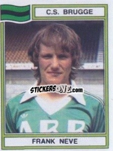 Sticker Frank Neve - Football Belgium 1983-1984 n. 123 - Panini