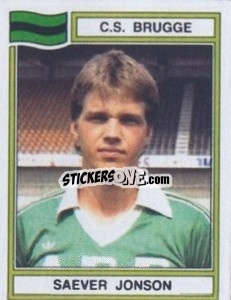 Sticker Saever Jonson - Football Belgium 1983-1984 n. 127 - Panini