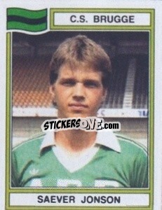 Sticker Saever Jonson - Football Belgium 1983-1984 - Panini