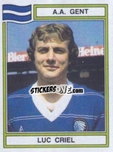 Sticker Luc Criel - Football Belgium 1983-1984 n. 135 - Panini
