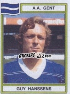 Sticker Guy Hanssens - Football Belgium 1983-1984 - Panini