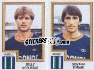 Sticker Willy Noelmans / Giovanni Fimiani - Football Belgium 1983-1984 - Panini