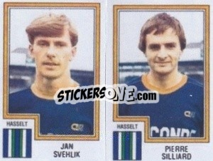 Figurina Jan Svehlik / Pierre Silliard - Football Belgium 1983-1984 n. 392 - Panini