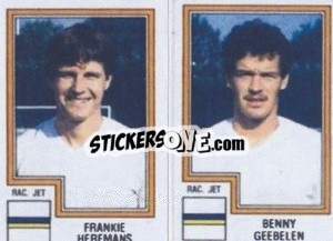 Sticker Frankie Heremans / Benny Geebelen - Football Belgium 1983-1984 - Panini