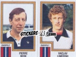 Sticker Pierre Berx / Vaclav Liwerski - Football Belgium 1983-1984 - Panini