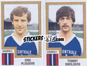 Sticker Eric Plessers / Tommy Smolders - Football Belgium 1983-1984 n. 416 - Panini