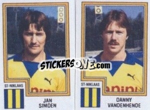 Sticker Jan Simoen / Fanny Vandenhende - Football Belgium 1983-1984 n. 422 - Panini