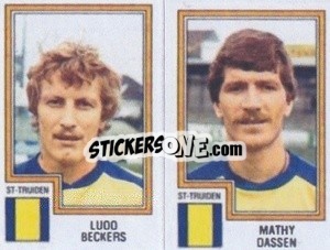 Cromo Ludo Beckers / Mathy Dassen - Football Belgium 1983-1984 n. 425 - Panini