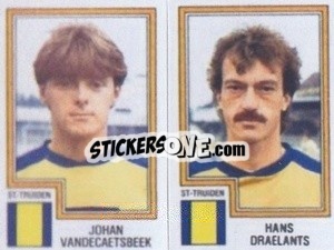 Sticker Johan Vandecaetsbeek / Hans Draelants - Football Belgium 1983-1984 n. 426 - Panini