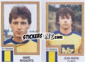Sticker Marc Bogaerts / Jean-Marie Claes - Football Belgium 1983-1984 - Panini