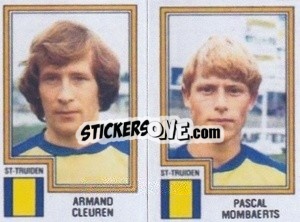Cromo Armand Cleuren / Pascal Mombaerts - Football Belgium 1983-1984 - Panini