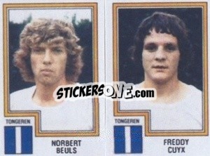 Sticker Norbert Beuls / Freddy Cuyx - Football Belgium 1983-1984 - Panini