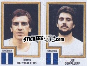 Sticker Erwin Raeymaeker / Jef Dewalleff - Football Belgium 1983-1984 - Panini