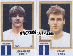 Sticker Jean-Marie Abeels / Frank Heylen - Football Belgium 1983-1984 - Panini