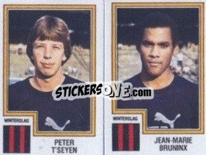 Sticker Peter T'Seyen / Jean-Marie Bruninx - Football Belgium 1983-1984 - Panini