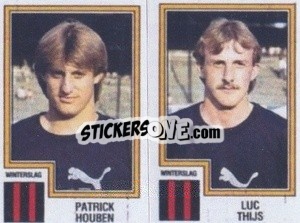 Sticker Patrick Houben / Luc Thijs - Football Belgium 1983-1984 - Panini