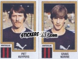 Sticker Piet Kuypers / Graig Norrie - Football Belgium 1983-1984 n. 438 - Panini