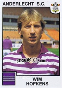 Sticker Wim Hofkens - Football Belgium 1984-1985 n. 4 - Panini