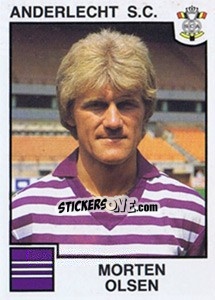 Sticker Morten Olsen - Football Belgium 1984-1985 n. 5 - Panini