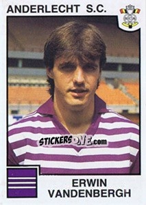 Sticker Erwin Vandenbergh - Football Belgium 1984-1985 - Panini