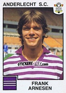 Sticker Frank Arnesen - Football Belgium 1984-1985 - Panini