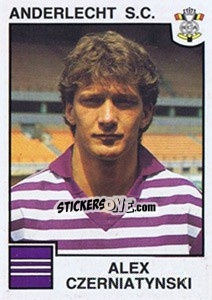 Sticker Alex Czerniatinski - Football Belgium 1984-1985 - Panini