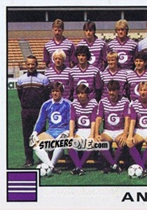 Figurina Team - Football Belgium 1984-1985 n. 18 - Panini
