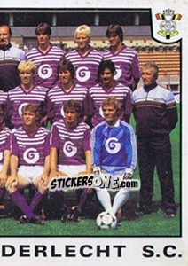 Figurina Team - Football Belgium 1984-1985 n. 19 - Panini