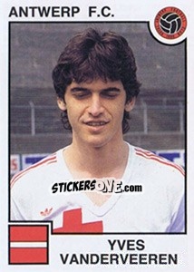 Sticker Yves Vanderveeren - Football Belgium 1984-1985 n. 23 - Panini
