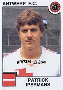 Sticker Patrick Ipermans - Football Belgium 1984-1985 n. 26 - Panini