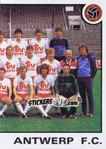 Sticker Team - Football Belgium 1984-1985 n. 29 - Panini