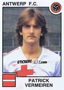 Sticker Patrick Vermeiren - Football Belgium 1984-1985 n. 37 - Panini