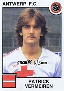 Figurina Patrick Vermeiren - Football Belgium 1984-1985 - Panini