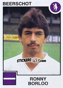 Figurina Ronny Borloo - Football Belgium 1984-1985 n. 45 - Panini