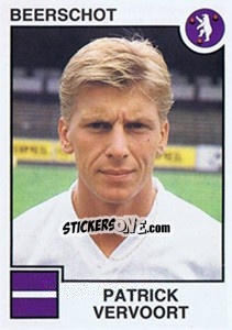 Sticker Patrick Vervoort - Football Belgium 1984-1985 - Panini