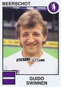 Sticker Guido Swinnen - Football Belgium 1984-1985 n. 50 - Panini